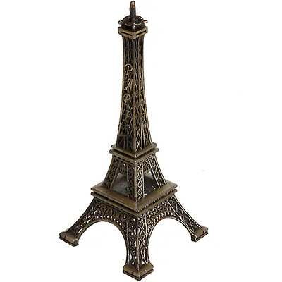 Produktbild von 15 cm HeimNachbildungation Romantischer Pariser Eiffelturm Metallische Modellfiguren Nachbildung