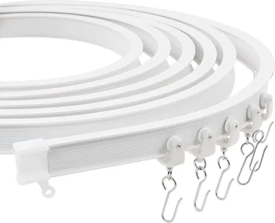 Image de Rail de rideau flexible pour la douche et la décoration - Durable et facile à installer