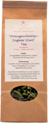 Produktbild von Orangenblätter Ingwer Zimt Tee 15g