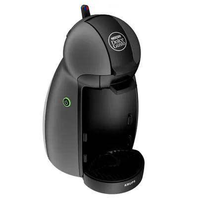 Produktbild von Krups Nescafe Dolce Gusto Piccolo KP 100B, Pad-Kaffeemaschine, 0,6 l, Kaffeekapsel, 1500 W, Anthrazit