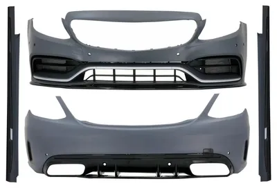 Obrázok produktu pre Body Kit pre Mercedes C W205 Limo 14-20 Bočné nárazníky C63 Edition 1.