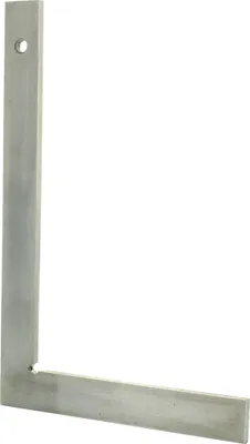 Produktbild von hedue® Flachwinkel 1000 mm - 90 Grad Maurerwinkel aus vollverzinktem Stahl, Schlosserwinkel ohne Anschlag