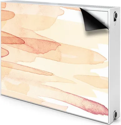 Produktbild von Magnet Heizkörperverkleidung Heizkörper-Abdeckung Heizung Heizkörper 80x60 cm  - Linien, gelb