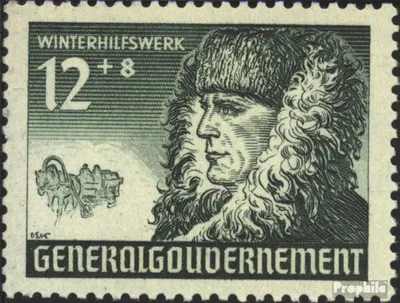 Produktbild von Briefmarken Generalgouvernement 1940 Mi 59 postfrisch Winterhilfe