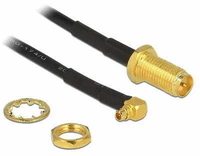 Produktbild von Delock Antennenkabel - MMCX Stecker zu RP-SMA Stecker