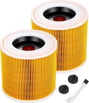 Produktbild von Set mit 2 Filtern für Kärcher Staubsauger WD3 Premium WD2 WD3P MV2