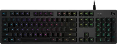 Image de Logitech Gaming G512 - Clavier - rétroéclairé - USB - QWERTY - espagnol - Commutateur de touche : GX Brown Tactile - charbon