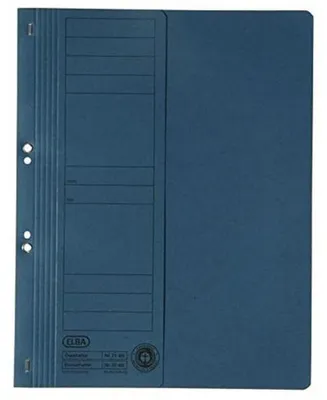 Productafbeelding van Elba omslagmappen A4, 1/2 omslag, karton, professionele binding, blauw, 50 stuks