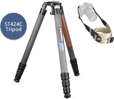 Image de Trépied, fibre de carbone, design 2 en 1, ST424C