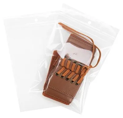 Produktbild von Druckverschlussbeutel mit Aufhängeloch 12.5x18cm Transparent PP 75 Mikron (100 Stück) [Z3R57]