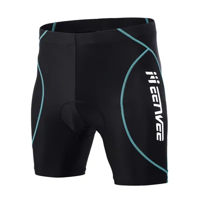 Produktbild von Fahrradhose Radlerhose 4D Gel Sitzpolster Unterhose Herren Radfahren Shorts Blau M