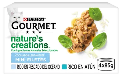 Imagen del producto de GOURMET NATUR FISCHBOX, caja con 12 unidades de 4 x 85 gramos