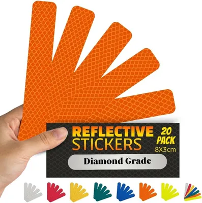 Productafbeelding van ECE104 reflecterende reflecterende band folie veiligheidswaarschuwing waterdicht reflex auto motorfiets helm fiets gemaakt met 3M Diamond Grade