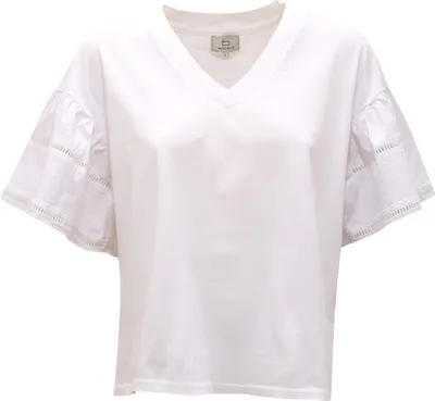 Produktbild von 9082AR maglia donna WOOLRICH woman v-neck t-shirt