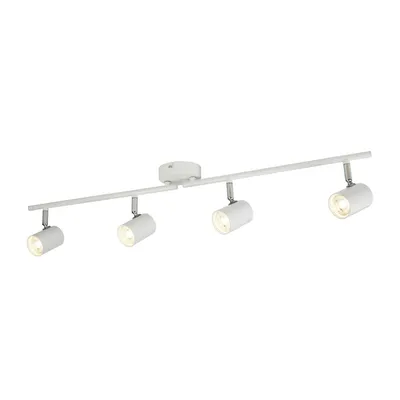 Produktbild von Deckenspot LED dimmbar Metall verstellbar Weiß länglich 3000 K warmweiß 1459 lm Deckenstrahler