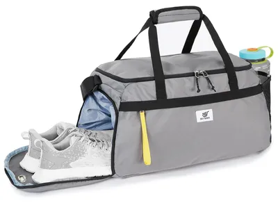 Image de Sac de sport avec compartiments pour chaussures et humidité, 35 L