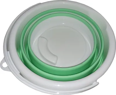 Produktbild von Eimer 5L faltbar grün Wohnwagen Wohnmobil Camping