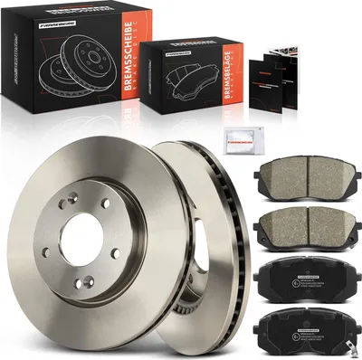 Immagine prodotto di Frankberg 2x dischi freno 4x pastiglie freno asse anteriore per KIA Carens III MPV UN 1.6L 2.0L 2006-2013