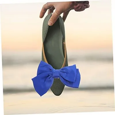 Produktbild von Schuhschnalle Schuhclip Schuhclips Für Damen Schnallen Für Brautschuhe Bowknot-schuhclip Schuhverschluss Absätze Zur Hochzeit Dekorative Schuhclips Kleine Schleife Stoff