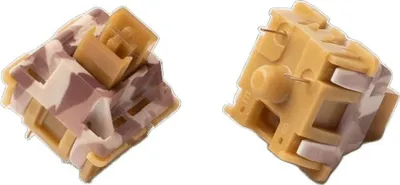 Obrázek produktu pro Keychron Camo Switch Camel Spínače pro mechanické herní klávesnice 110 ks ( 3-pin, MX Stem, 40+10 Gf )