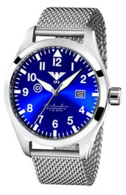 Produktbild von KHS - KHS.AIRSABLU.MS - Armbanduhr - Automatik - Airleader Steel - Herren