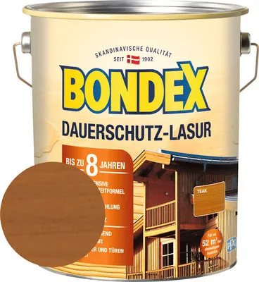 Produktbild von BONDEX Dauerschutz-Lasur teak 4,0 l