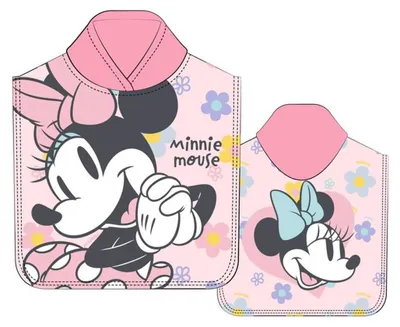 Produktbild von Disney Minnie Poncho-Handtuch aus Mikrofaser