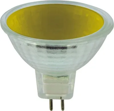 Produktbild von Halogen Reflektor Spiegelreflektor MR16 50W GU5,3 12V Gelb dimmbar 36°