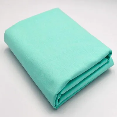 Zdjęcie produktu dla Tkanina bawełniana na metry, 100% bawełna, szerokość 240 cm, kolor miętowy
