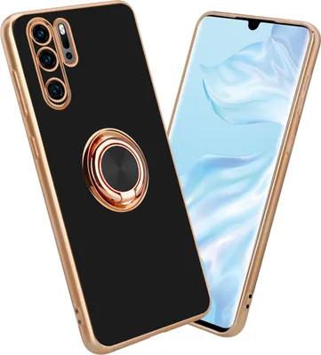 Immagine prodotto di Cadorabo custodia protettiva per Huawei P30 PRO custodia in nero Custodia Cover fotocamera protezione supporto auto magnetico