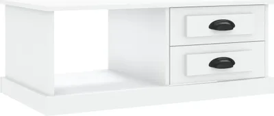 Obrázek produktu pro vidaXL Konferenční stolek bílý 90x50x35 cm Materiál dřevo