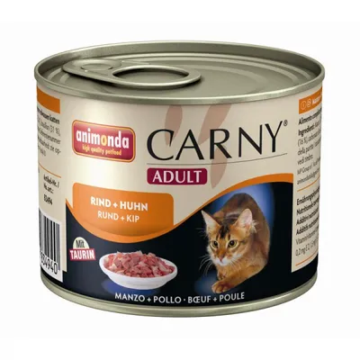 Produktbild von Animonda Katze Carny Adult Rind + Huhn     200g   6er Pack