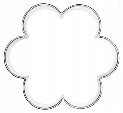 Produktbild von EkoForemki Ausstecher Blume 3,4 cm Metall