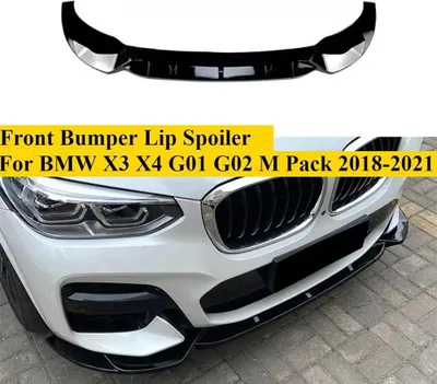 Produktbild von Frontlippe Spoiler für Stoßstange - Splitter und Zierleiste - Für X3 G01, X4 G02 - M40i/M40d, M Sport - Baujahr 2017–2021