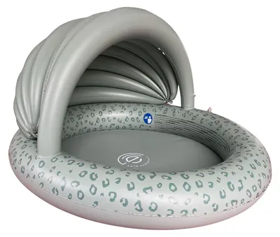 Image de Swim Essentials Piscine 100 cm Vert Léopard Auvent 100 x 20 cm