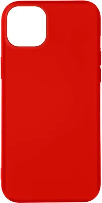 Produktbild von Avizar, Halbsteife Silikonhülle für Apple iPhone 14, Rot