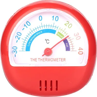 Obrázok produktu pre Teplomer do chladničky a mrazničky Veľký teplomer (mechanický červený)