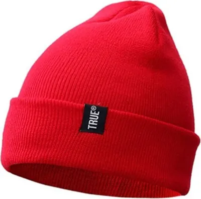 Produktbild von Mütze True - Rote Strickmütze für jeden Tag KP37150