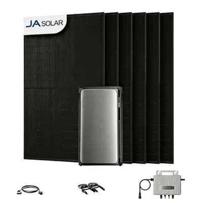 Produktbild von Powerness Balkonkraftwerk mit Speicher 1920Wh Ecoflow Stream Ultra Speicher 4 MPPT und 3000W Full Black Bifazial Solarmodule (0% MwSt)