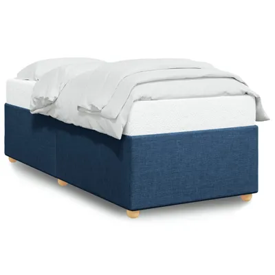 Obrázek produktu pro vidaXL Rám postele bez matrace modrý 90x200 cm látka