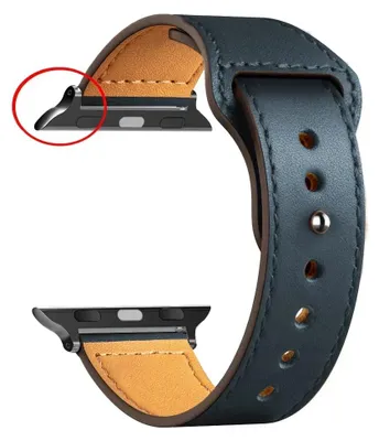 Immagine prodotto di Bracciale per smartwatch - Cinturino per orologio - Per modelli da 42/44/45/49 mm - Compatibile con Series 10 46 mm - Cinturino in tessuto - Blu notte