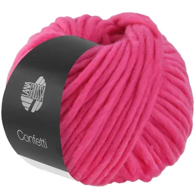 Produktbild von Lana Grossa CONFETTI UNI 100 g fingerdickes Merino-Dochtgarn 50 m Farbe 103 - Pink