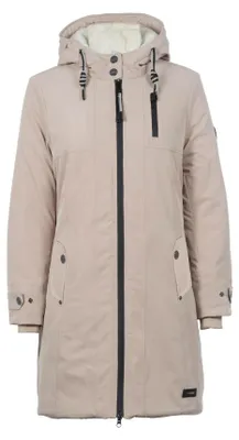 Produktbild von Langer Winterparka mit Kapuze und Kordelzug, Oberkörper mit Fake-Fur gefüttert