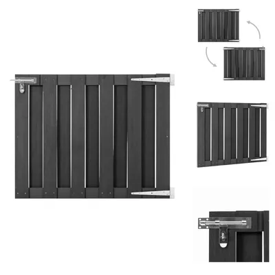 Zdjęcie produktu dla vidaXL Gartentor WPC 100 x 80 cm Grau - Gartentore