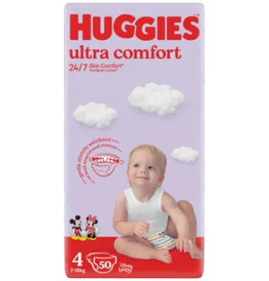 Zdjęcie produktu dla HUGGIES plienky Little Movers 4 50 ks