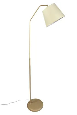 Produktbild von Cotella Weiß Modern Dekorative Metall und Stoff Stehlampe