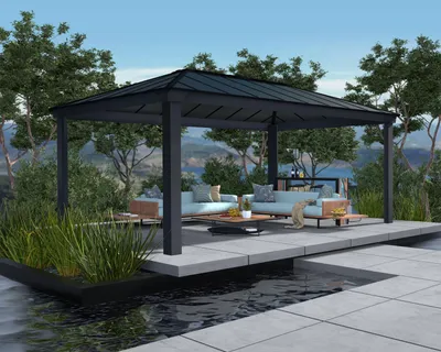 Obrázok produktu pre Pavilón Palram - Canopia Dallas 6100 612 x 364 cm antracit