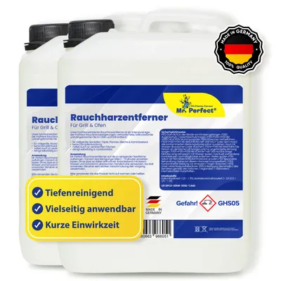 Produktbild von Mr. Perfect 2x5L Rauchharzentferner Konzentrat starker Grillreiniger Gasgrill