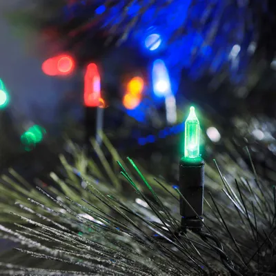 Produktbild von Konstsmide Weihnachtsbeleuchtung  LED Minilichterkette 80 bunte Dioden