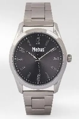 Produktbild von Mebus Herren Armbanduhr in silber/schwarz